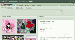 Desktop Screenshot of immoondancer.deviantart.com