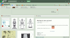 Desktop Screenshot of barbaryape.deviantart.com