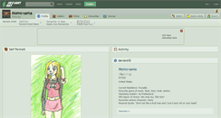 Desktop Screenshot of momo-sama.deviantart.com