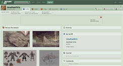 Desktop Screenshot of jonathankirtz.deviantart.com