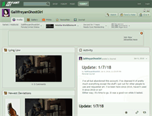 Tablet Screenshot of gallifreyanghostgirl.deviantart.com