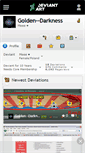 Mobile Screenshot of golden--darkness.deviantart.com