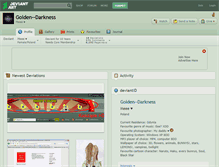 Tablet Screenshot of golden--darkness.deviantart.com