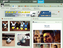 Tablet Screenshot of aninreh.deviantart.com