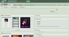 Desktop Screenshot of derklex.deviantart.com