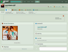Tablet Screenshot of naomidekruijff.deviantart.com