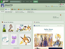 Tablet Screenshot of jinkun2702.deviantart.com