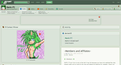 Desktop Screenshot of manic-fc.deviantart.com