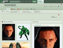 Tablet Screenshot of moviezaremylife.deviantart.com