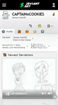 Mobile Screenshot of captainxcookies.deviantart.com