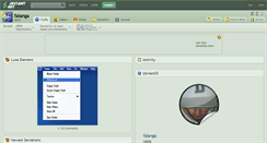 Desktop Screenshot of falanga.deviantart.com