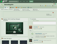 Tablet Screenshot of interestingjohn.deviantart.com