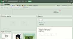 Desktop Screenshot of frostyleet.deviantart.com