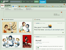 Tablet Screenshot of annetsai.deviantart.com