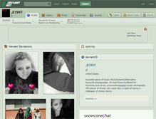 Tablet Screenshot of ji1997.deviantart.com