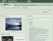 Tablet Screenshot of maranox.deviantart.com