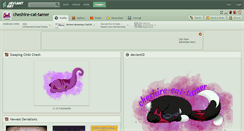 Desktop Screenshot of cheshire-cat-tamer.deviantart.com