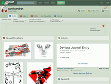 Tablet Screenshot of camiloandres.deviantart.com