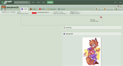 Desktop Screenshot of ponylover26.deviantart.com