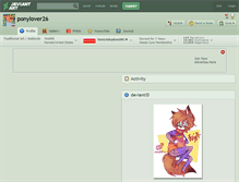 Tablet Screenshot of ponylover26.deviantart.com
