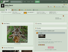 Tablet Screenshot of misty-dawn.deviantart.com