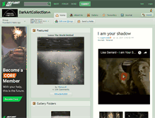 Tablet Screenshot of darkartcollection.deviantart.com