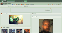 Desktop Screenshot of greenelantern.deviantart.com