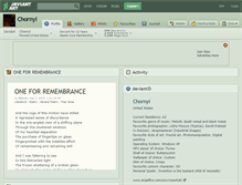 Tablet Screenshot of chornyi.deviantart.com