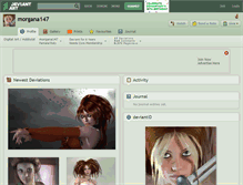 Tablet Screenshot of morgana147.deviantart.com