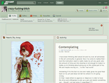 Tablet Screenshot of crazy-fucking-bitch.deviantart.com