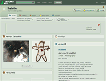 Tablet Screenshot of ihatelife.deviantart.com