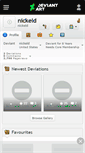 Mobile Screenshot of nickeld.deviantart.com