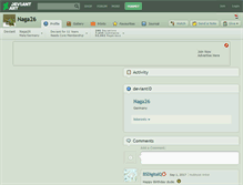 Tablet Screenshot of naga26.deviantart.com