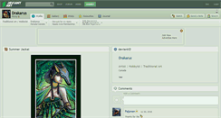 Desktop Screenshot of drakarus.deviantart.com