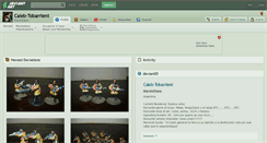 Desktop Screenshot of caleb-tobarrient.deviantart.com