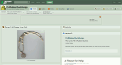Desktop Screenshot of evilrubberduckdesign.deviantart.com
