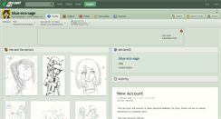 Desktop Screenshot of blue-eco-sage.deviantart.com