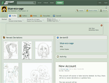 Tablet Screenshot of blue-eco-sage.deviantart.com
