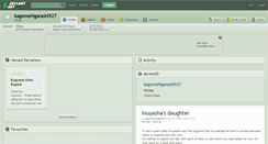 Desktop Screenshot of kagomehigarashi927.deviantart.com