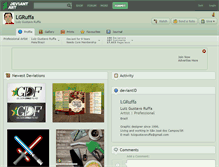Tablet Screenshot of lgruffa.deviantart.com