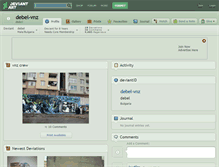 Tablet Screenshot of debel-vnz.deviantart.com