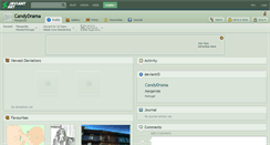 Desktop Screenshot of candydrama.deviantart.com