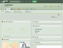 Tablet Screenshot of candydrama.deviantart.com