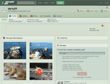 Tablet Screenshot of derty89.deviantart.com