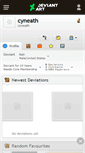 Mobile Screenshot of cyneath.deviantart.com