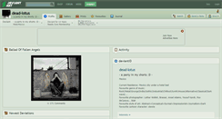 Desktop Screenshot of dead-lotus.deviantart.com