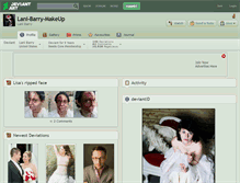 Tablet Screenshot of lani-barry-makeup.deviantart.com