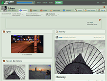 Tablet Screenshot of juhan.deviantart.com