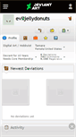 Mobile Screenshot of eviljellydonuts.deviantart.com