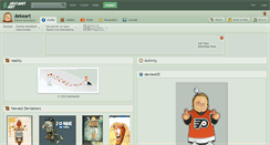 Desktop Screenshot of dekeart.deviantart.com
